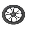 14-inch Manual Wheelchair Front Wheel, Solid Tires Front, Wheel Replacement for Wheelchairs, Wheelchairs Accessories, PU Solid tyre for Electric Drive Wheelchair(Black) view 3