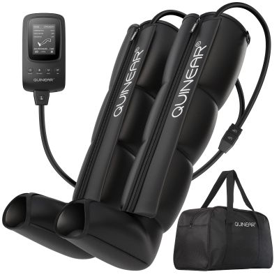 QUINEAR Air Compression Recovery System, Professional Sequential Device for Massage Therapy, Foot and Leg Recovery Boots to Improve Circulation for Athletes, FSA-HSA Eligible (Medium)