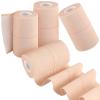 4 Rolls Elastic Tape Adhesive Elastic Tape Self Adhesive Bandage Wrap Flexible Stretch Bandages for Sports Ankle, Knee and Wrist Sprains Animal Pets, 5 Yard (3 Inch in Width) view 1