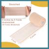 4 Rolls Elastic Tape Adhesive Elastic Tape Self Adhesive Bandage Wrap Flexible Stretch Bandages for Sports Ankle, Knee and Wrist Sprains Animal Pets, 5 Yard (3 Inch in Width) view 2