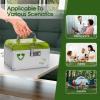 Glosen medicine safe lock box, 8.46 * 5.87 * 5.51 InchLocking Medicine Box with Combination Lock view 4