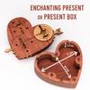 iDventure Tin Woodman's Heart. A Mechanical Treasure Chest - Jewellery Hiding Place Wedding Gifts - Cryptex - Gift Packaging Birthday Quest Box Valentine's Day - 3D Puzzle view 2