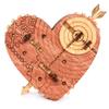 iDventure Tin Woodman's Heart. A Mechanical Treasure Chest - Jewellery Hiding Place Wedding Gifts - Cryptex - Gift Packaging Birthday Quest Box Valentine's Day - 3D Puzzle view 3