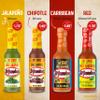 El Yucateco Red Habanero Sauce, 4 oz., 6 Pack, 8,550 Average Scoville Units, Gluten Free, Sugar Free view 4