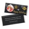 24ct Personalized Christmas Candy Chocolate Bar Party Favors with Photo (24 Pack) - No Assembly Required - Ornament Theme view 2