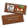 24ct Personalized Christmas Candy Chocolate Bar Party Favors with Photo (24 Pack) - No Assembly Required - Dog Photo Holiday Card Greeting view 1