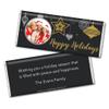 12ct Personalized Christmas Candy Chocolate Bar Party Favors with Photo (12 Pack) - No Assembly Required - Ornament Theme view 2