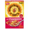 Post Honey Bunches of Oats with Strawberries Breakfast Cereal, Honey Oats and Strawberry Cereal, 11 OZ Box view 1