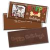 12ct Personalized Christmas Candy Happy Holidays Embossed Chocolate Bar Party Favors with Photo (12 Pack) - No Assembly Required - Dog Photo Holiday Card Greeting view 1