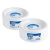 Blue Sky 7 Inch White Plastic Plates - [200 Count] Disposable Plastic Plates, Microwave Safe, Perfect for Birthday Parties, Weddings, Banquets, Picnics, and Everyday Use view 1