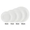 Blue Sky 7 Inch White Plastic Plates - [200 Count] Disposable Plastic Plates, Microwave Safe, Perfect for Birthday Parties, Weddings, Banquets, Picnics, and Everyday Use view 4