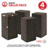 Stock Your Home Grill Cleaning Brick (4 Pack) - Heavy Duty Grill Cleaning Brick - Pumice Stone Brick for Flat Tops and Griddles - Blackstone Griddle Cleaner - Non-Scratch Grill Cleaner view 2