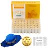 10-Year High Purity 60:1 Pure Moxa Sticks 54 Rolls, with Moxibustion Copper Burner Box, Acupoint Map and Smoke Filter Cloth Bag (Upgraded New Set) view 1