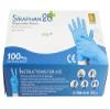 1000 Disposable Nitrile Gloves Powder Free Light Blue Extra Large Non-Sterile FDA Registered Made in Thailand view 1