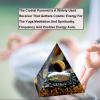 Orgone Pyramid - Positive Energy Source for Meditation, Stress Relief, Wealth Attraction | Crystal Pyramid Orgonite with Protection Crystals | Ideal Energy Generator & Stylish Room Decor view 3