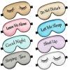8 Pieces Sleep Mask Silk Eye Mask with Adjustable Strap Soft Blackout Blindfold Eye Cover for Women Men Full Night's Sleep, Travel, Nap, Meditation(Elegant Colors) view 1