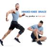 16inch Tall Hinged Knee Brace with Full Support,4 Compression Straps,2 Metal Stabilizers,Breathe Air Spacer Wrap for Knee Pain Relief,ACL,Arthritis,Meniscus(XL fit Upper 25.5-28.5"/Lower 16.5-20") view 4