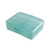 AKOAK 1 Pack Pill Organizer, Small Pill Case with 6 Compartments, Portable Pill Box, Compact Travel Medicine Organizer for Vitamin, Cod Liver Oil, Supplement view 1