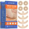 Silicone Scar Sheets for Breast - 8 Pack, Including 4 Areola Soft Strips & 4 Anchor Sheets view 1