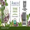 Amrita Aromatherapy Organic Thyme, Linalol Essential Oil, 100% Pure Undiluted Thymus vulgaris, Therapeutic Grade, Premium Quality Aromatherapy Oil, Tested & Verified, 5ML view 3