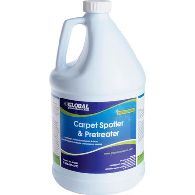 Global Industrial 670290 Carpet Spotter & Pretreater - Clear - 1 gal Bottle - 4 Per Case