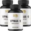 Golden After 50 VpMax-9 - Sight Care and Antioxidant Supplement with Eye Vitamins, Lutein, Lycopene and Bilberry Extract - 3 Bottles view 1