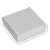 Cardboard Jewelry Boxes 10 Pack - 3.5"x3.5"x1" Bulk Cotton Filled Small Gift Boxes with Lids for Jewelry Packaging (Silver Linen) view 2