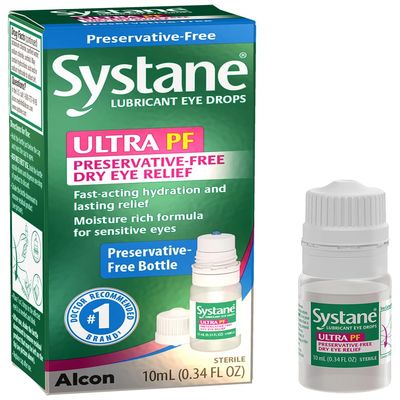 Systane Ultra Preservative Free Dry Eye Relief Drops, 0.34 Fl Oz