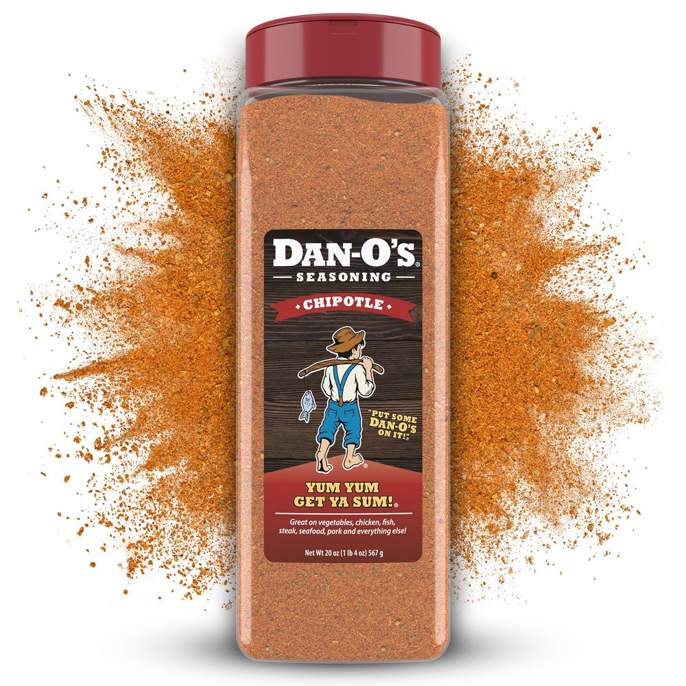 Dan-O's Seasoning Chipotle | Large Bottle | 1 Pack (20 oz)