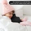 2 Pieces Hot Water Bottle Cover Soft Cover Only Knitted Hot Water Bottle Sweater for Winter Compress and Cold Therapy, Menstrual Cramps, Neck, Shoulder Pain Relief(Black) view 2