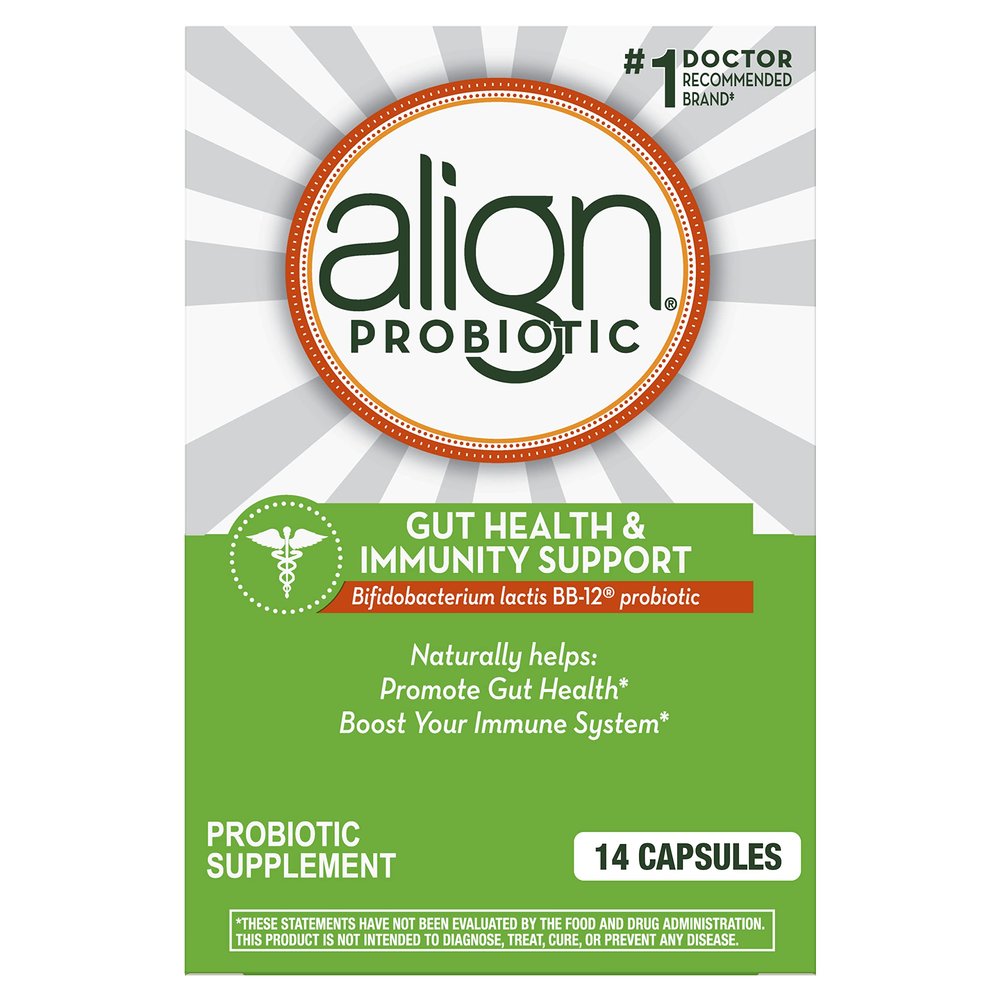 Align Gut Health & Immunity Probiotic, Daily Digestive Support for Women and Men, Helps Support Immune and Digestive Health, 14 Capsules