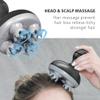 COMFIER Electric Scalp Massager, Waterproof Head Massager with Mutlti-Modes Vibration, Handheld Portable Head Scratcher for Hair Growth, Dog Cat Massager for Deep Clean and Stress Relax view 2