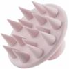 Shimomura Planning 44253 Silicone Shampoo Brush, Pink Beige, Diameter 2.8 x Height 2.0 inches (7.2 x 5.2 cm) view 1