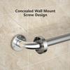 16 Inch Anti Slip Shower Grab Bar, YuanDe Chrome Finish Stainless Steel Bath Grab Bar, Knurled Bathroom Safety Rail, Shower Handrail Support, Handicap Elderly Injury Senior Balance Assist Handles view 4