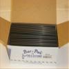 Cell O Core Black Fat Straw - Unwrapped, 8 inch - 2400 per case. view 1