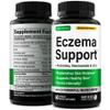 Greenford Eczema Treatment & Support for Natural Relief - Made in USA - Skin Vitamins & Herbals for Eczema, Acne, Psoriasis, Rosacea Treatment with Zinc, Niacinamide & Probiotics - 60 caps view 1