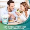 DureLife XYLITOL Sugar Substitute 5LB Bulk 2 Pack (160 OZ) Made From 100% Pure Birch Xylitol NON GMO - Gluten Free - Kosher, Sugar alternative, Packaged In A Resealable zipper lock Stand Up Pouch Bag view 2