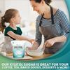 DureLife XYLITOL Sugar Substitute 5LB Bulk 2 Pack (160 OZ) Made From 100% Pure Birch Xylitol NON GMO - Gluten Free - Kosher, Sugar alternative, Packaged In A Resealable zipper lock Stand Up Pouch Bag view 3