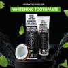 BOONBOO Bamboo Charcoal Toothpaste | 4oz / 120ml | Mint Flavor | Aluminum Tube with Bioplastic Cap | 100% Plastic-Free and Recyclable | Charcoal Paste for Teeth Cleaning and Whitening view 2