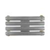 Military Slide-on Twelve (12) Ribbons Bar Holder with Clutchback Support view 1
