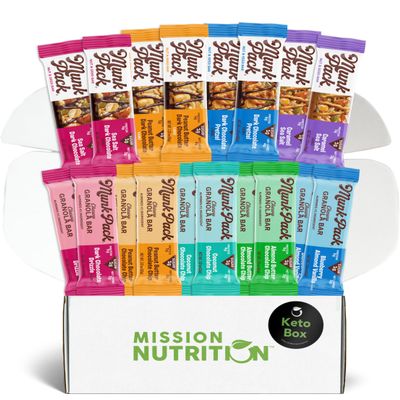 Keto Granola Bars and Nut & Seed Bars  Low Carb, Gluten-Free, Grain-Free, Plant Based  Keto Snack Box