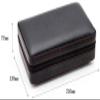 HongLianRiven Cigar Box Humidor Cigar Humidor Cigar Box Travel Leather Humidor Removable Tray (Color : Black) view 2