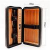 HongLianRiven Cigar Box Humidor Cigar Humidor Cigar Box Travel Leather Humidor Removable Tray (Color : Black) view 3
