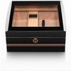 HongLianRiven Cigar Box Humidor Cigar Box Cigar Humidor for Approx, with Hygrometer and Humidifier Wooden Cigar Box view 3