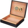 HongLianRiven Cigar Box Humidor Cedar Wood Lined Cigar Storage Case Box with Humidor Humidifier Hygrometer Cigar Moisturizing Device view 1