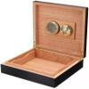 HongLianRiven Cigar Box Humidor Cigar Humidor Humidifier with Hygrometer Case Moisturizing Device Box with Moisture Meter view 1