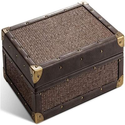 HongLianRiven Cigar Box Humidor Cigar Humidor Holds Technology Cedar Lining Humidor Cigar Humidors Mellow Cedar Double Moisturizing