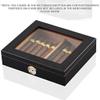 HongLianRiven Cigar Box Humidor Cedar Wood Cigar Travel Humidor Box Portable Cigar Case Humidifier Hygrometer Cigar Humidor Box for Cigars view 3