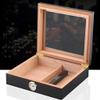 HongLianRiven Cigar Box Humidor Cedar Wood Cigar Travel Humidor Box Portable Cigar Case Humidifier Hygrometer Cigar Humidor Box for Cigars view 4