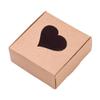 Airssory 30pcs 3x3 Inch(7.5x7.5cm) Paper Candy Boxes with Heart Window Bakery Box Gift Box Square for Singlepack Dessert Small Giftbox Packing view 3